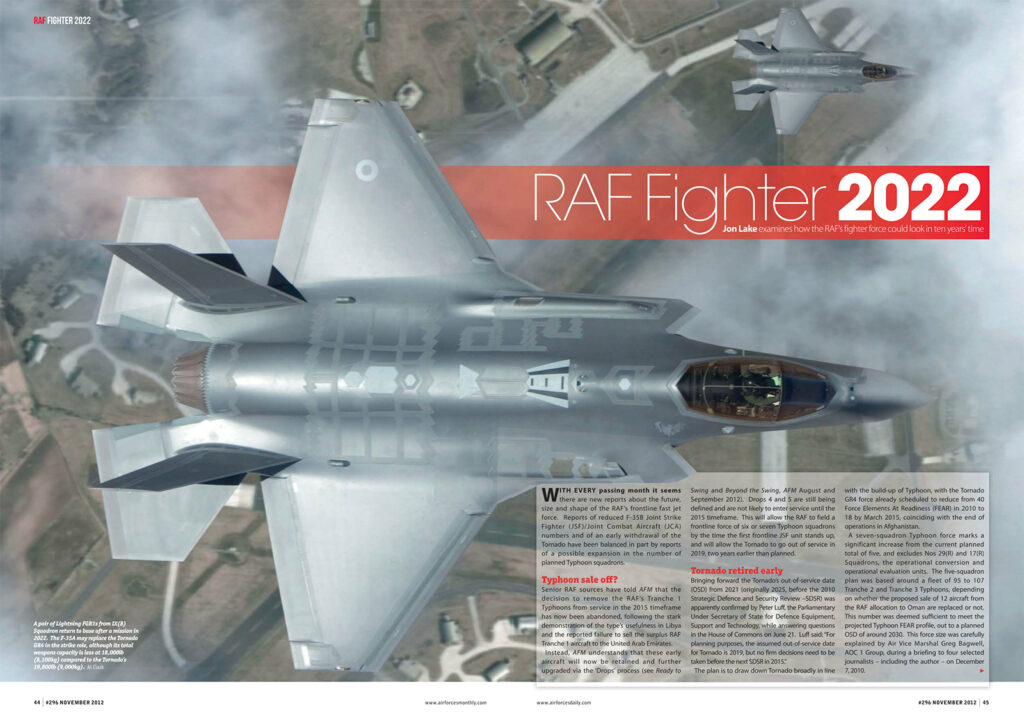 AirForces Monthly F-35A Article Artwork