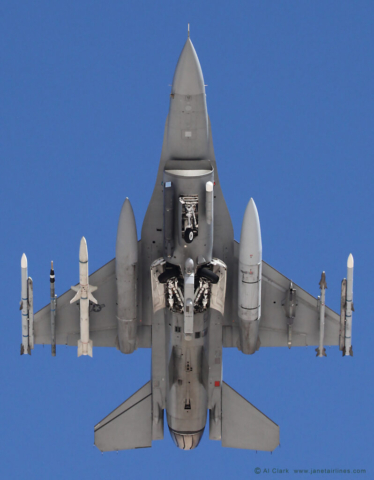 Aviano Air Base (AV) F-16 Emergency Red Flag at Nellis AFB, Las Vegas, NV