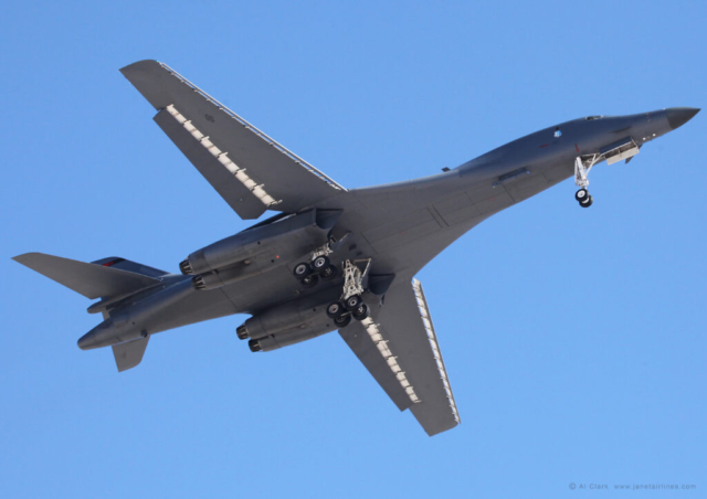 Rockwell B-1 Lancer from Ellsworth Air Force Base (EL), Box Elder, SD at Red Flag, Las Vegas, NV