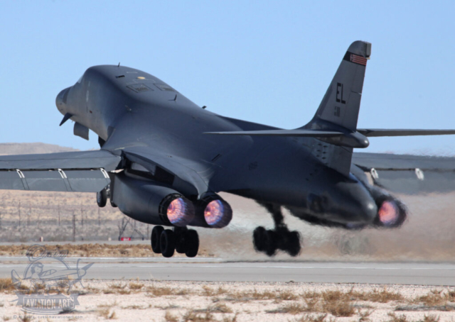 Rockwell B-1 Lancer from Ellsworth Air Force Base (EL), Box Elder, SD at Red Flag, Las Vegas, NV