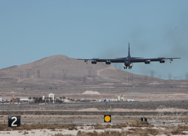 Boeing B-52H from Barksdale Air Force Base, Bossier Parish, LA at Red Flag, Nellis AFB, Las Vegas, NV