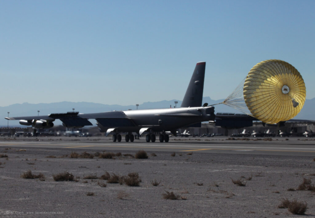 Boeing B-52H from Barksdale Air Force Base, Bossier Parish, LA at Red Flag, Nellis AFB, Las Vegas, NV