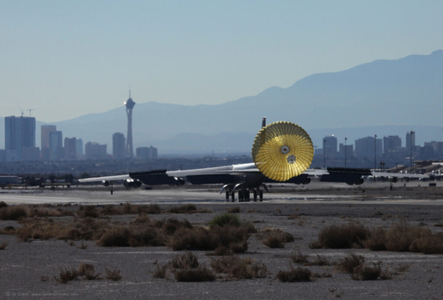 Boeing B-52H from Barksdale Air Force Base, Bossier Parish, LA at Red Flag, Nellis AFB, Las Vegas, NV