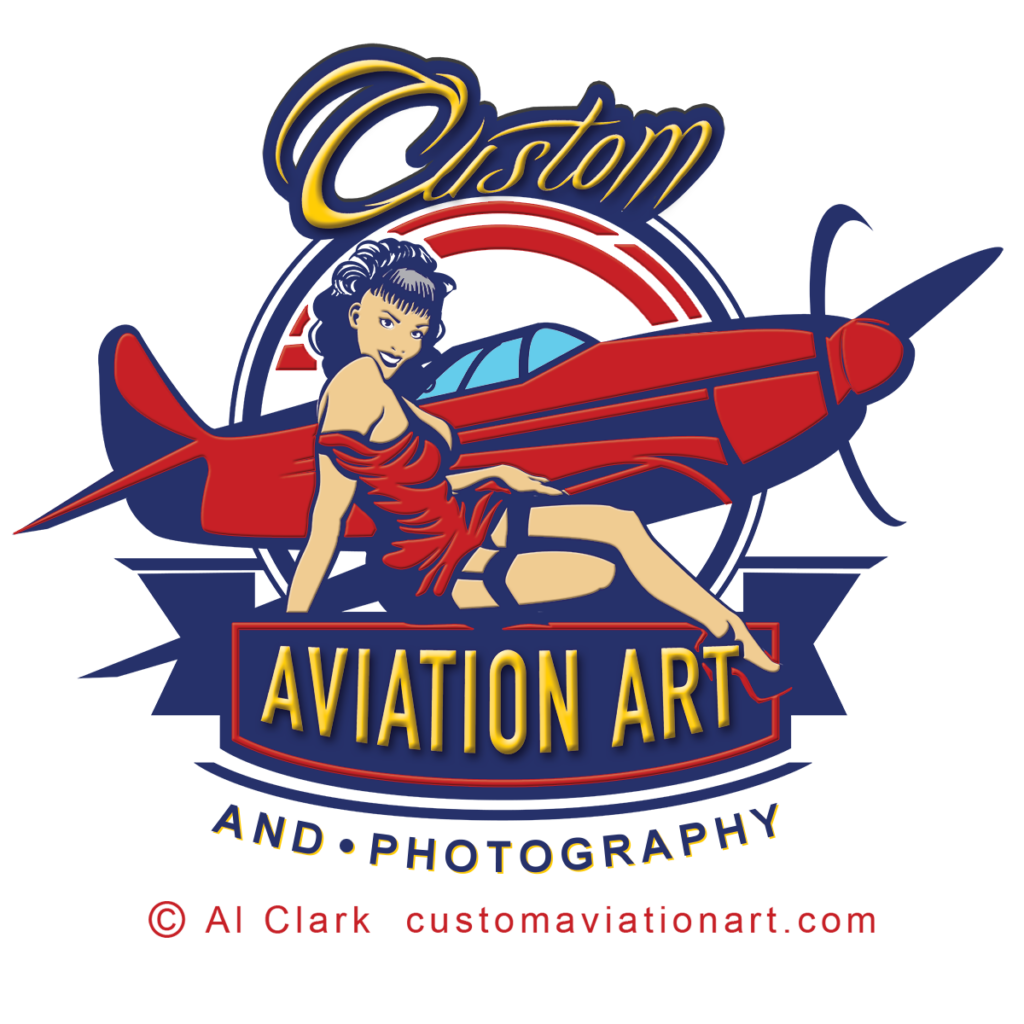 Custom Aviation Art Logo