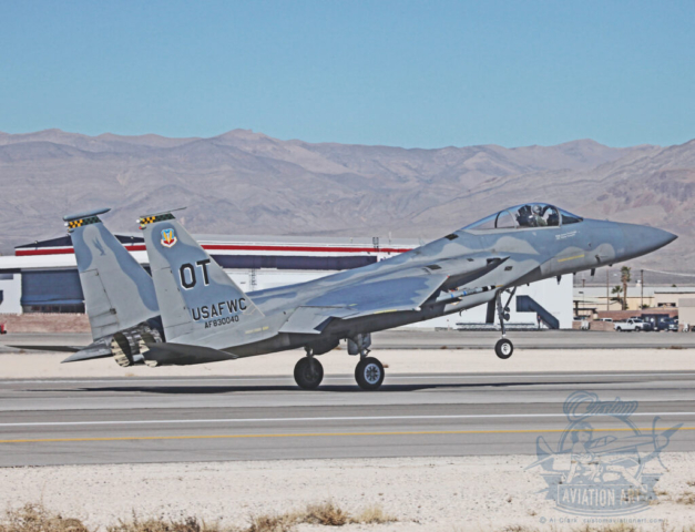 OT (Squadron Commander's) F-15C at Red Flag, Nellis AFB, Las Vegas, NV