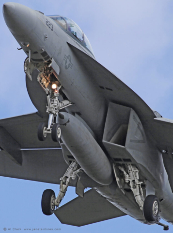 VFA-106 Gladiators F/A-18 Super Hornet at NAS Oceana, Virginia Beach, VA