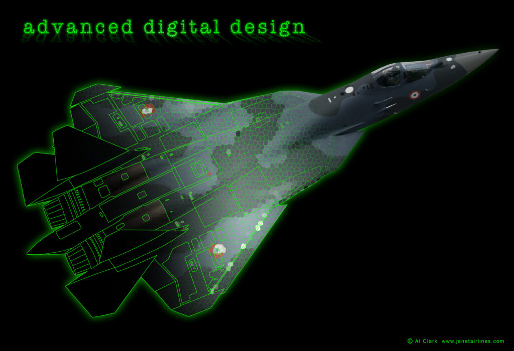 Indian Air Force Sukhoi Su-57 Pak Fa Digital Art