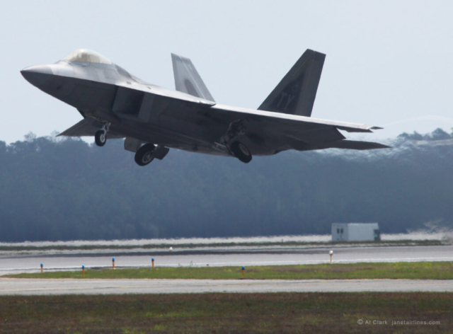 Lockheed Martin/Boeing F-22 Raptor from Tyndall AFB (TY), Panama City, FL