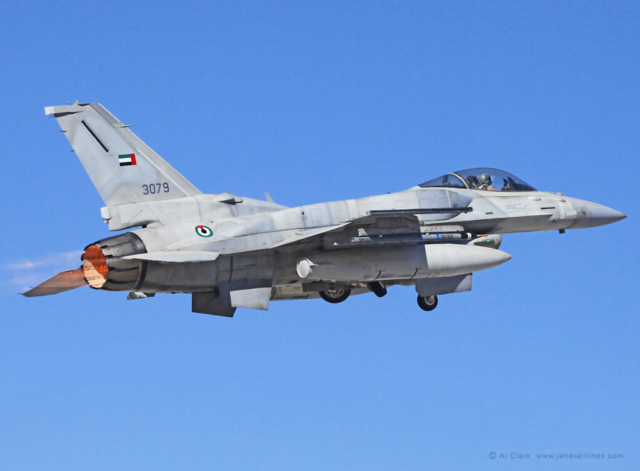 United Arab Emirates (UAE) Lockheed Martin F-16, Red Flag, Nellis AFB, Las Vegas, NV