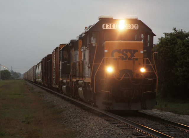 CSX Freight Train - Sun City, FL