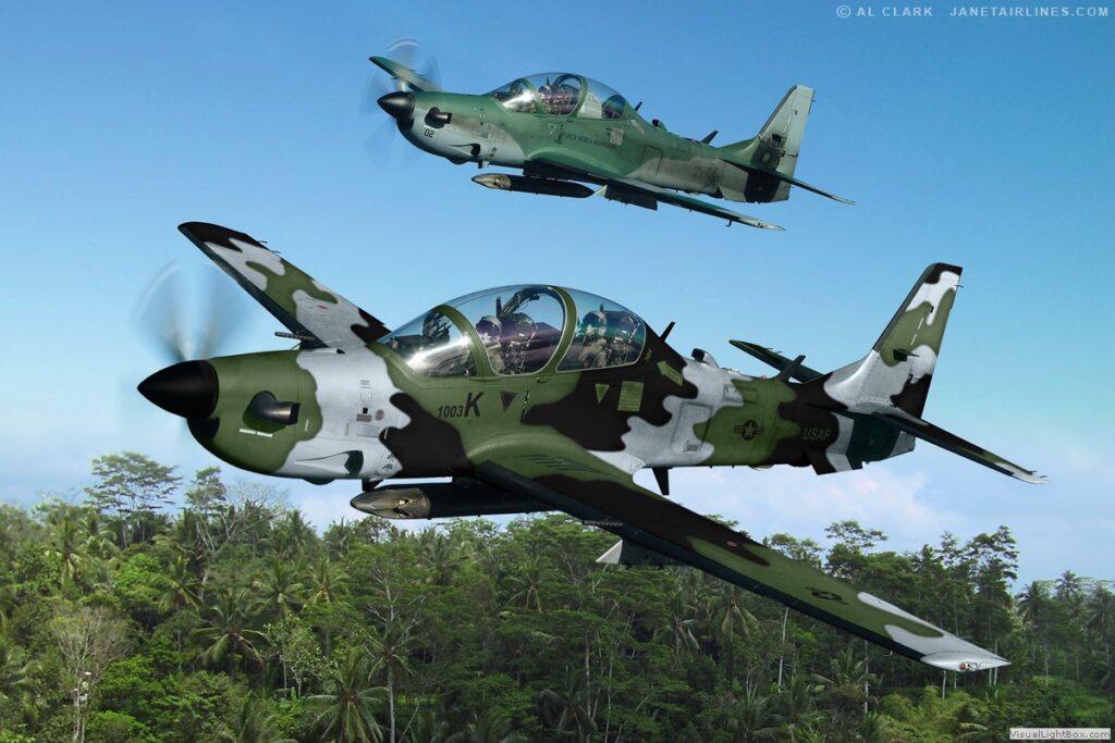 Embraer EMB 314 Super Tucano in USAF Markings