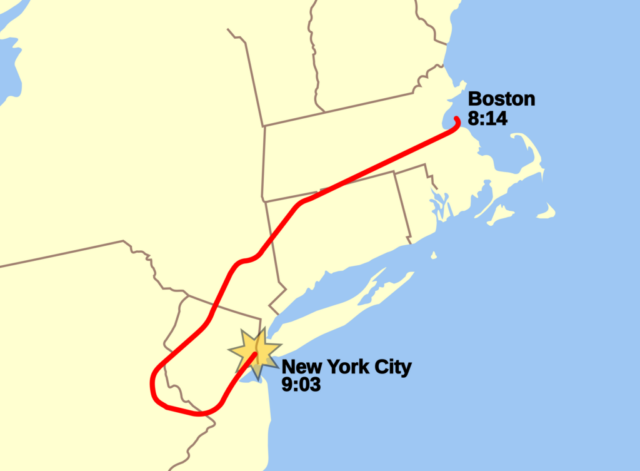 Fatal Terrorist Attack (65 onboard; 600 on the ground/south WTC tower) - Boeing 767-222, N591UA, Flight 175, New York City's World Trade Center, South Tower, September 11, 2001