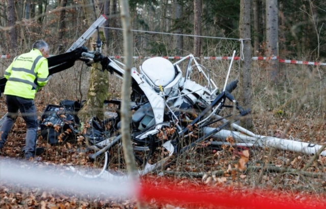 A Schweizer 269C helicopter, registered as D-HSEP and operated by Franken-Helicopters UG, crashed in a forested area near Hofberg, Greding, Bavaria, Germany, on February 9, 2025. The aircraft, on a private flight from Dippenricht, was completely destroyed upon impact, resulting in the fatalities of both occupants, aged 50 and 76. Eyewitnesses reported erratic descent before the crash near a model airfield. Emergency responders, including firefighters, police, and medical personnel, arrived swiftly, but resuscitation efforts were unsuccessful. The crash site was described as a debris field, with difficult recovery operations requiring the Technical Relief Agency (THW). Investigators from the German Federal Bureau of Aircraft Accident Investigation (BFU) are analyzing possible mechanical failure or pilot error, as weather conditions were stable at the time. The Schweizer 269C, commonly used for training and private operations, had a documented maintenance history, which is under review. Authorities have secured the site while forensic teams inspect flight control systems, rotor assembly, and engine components. The BFU’s findings may lead to updated safety regulations and operational guidelines.