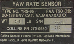 Yaw Rate Sensor