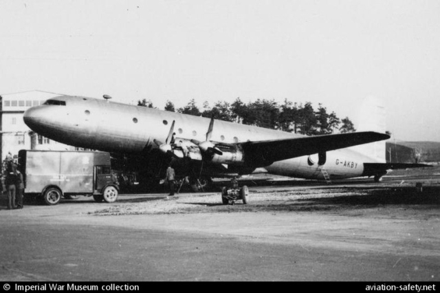 Fatal Accident (80/83) - Avro 689 Tudor 5, G-AKBY, near Llandow, United Kingdom, March 12, 1950