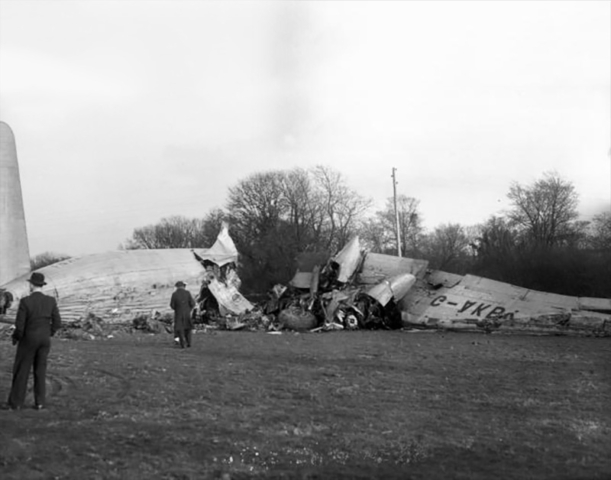 Fatal Accident (80/83) - Avro 689 Tudor 5, G-AKBY, near Llandow, United Kingdom, March 12, 1950